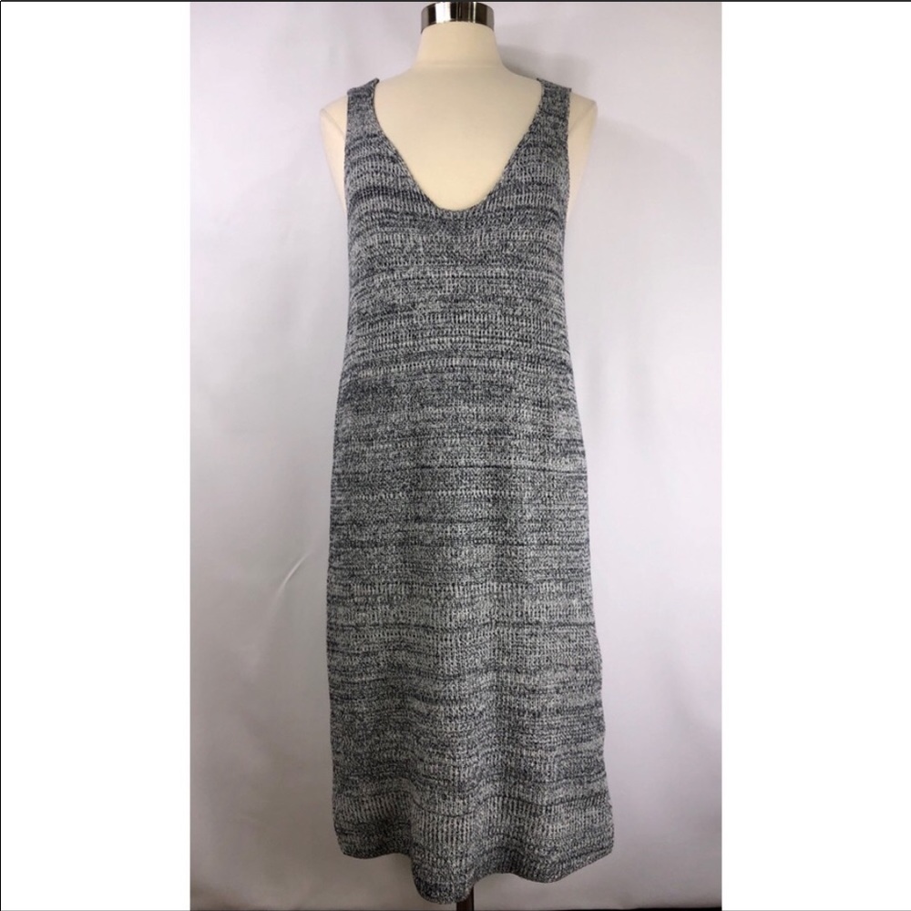 NEW Susina Navy/White Marled Knit Tank Dress M